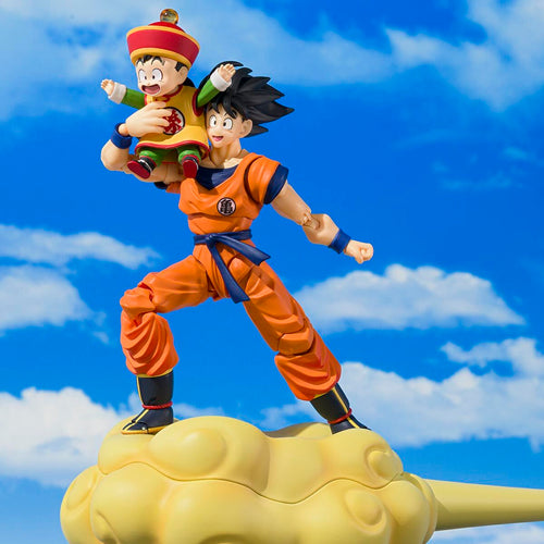 Bandai S.H.Figuarts SON GOKU & SON GOHAN -KID- & KINTOUN