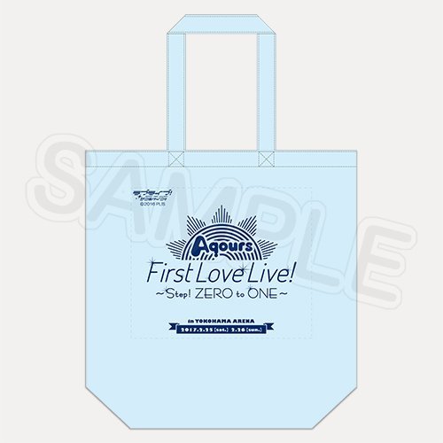 Aqours First Love Live Tote Bag