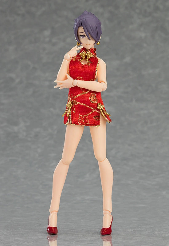 GSC figma Female Body (Mika) with Mini Skirt Chinese Dress Outfit