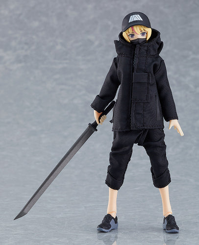 GSC figma Female Body (Yuki) with Techwear Outfit