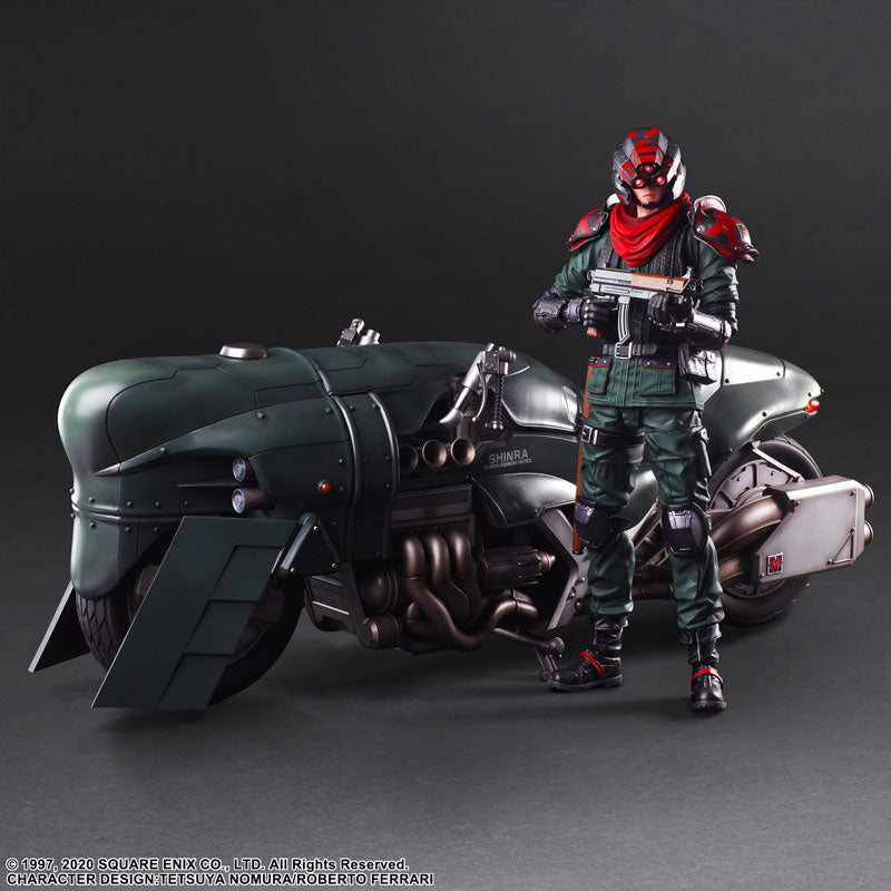 PLAY ARTS KAI Elite Motorcycle Security Officer & Motorcycle Set